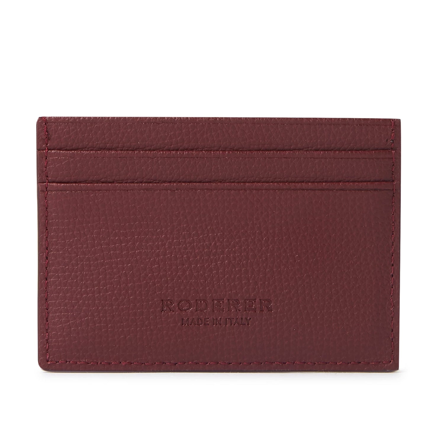 Award 4cc Card Holder > Italian Leather Burgundy