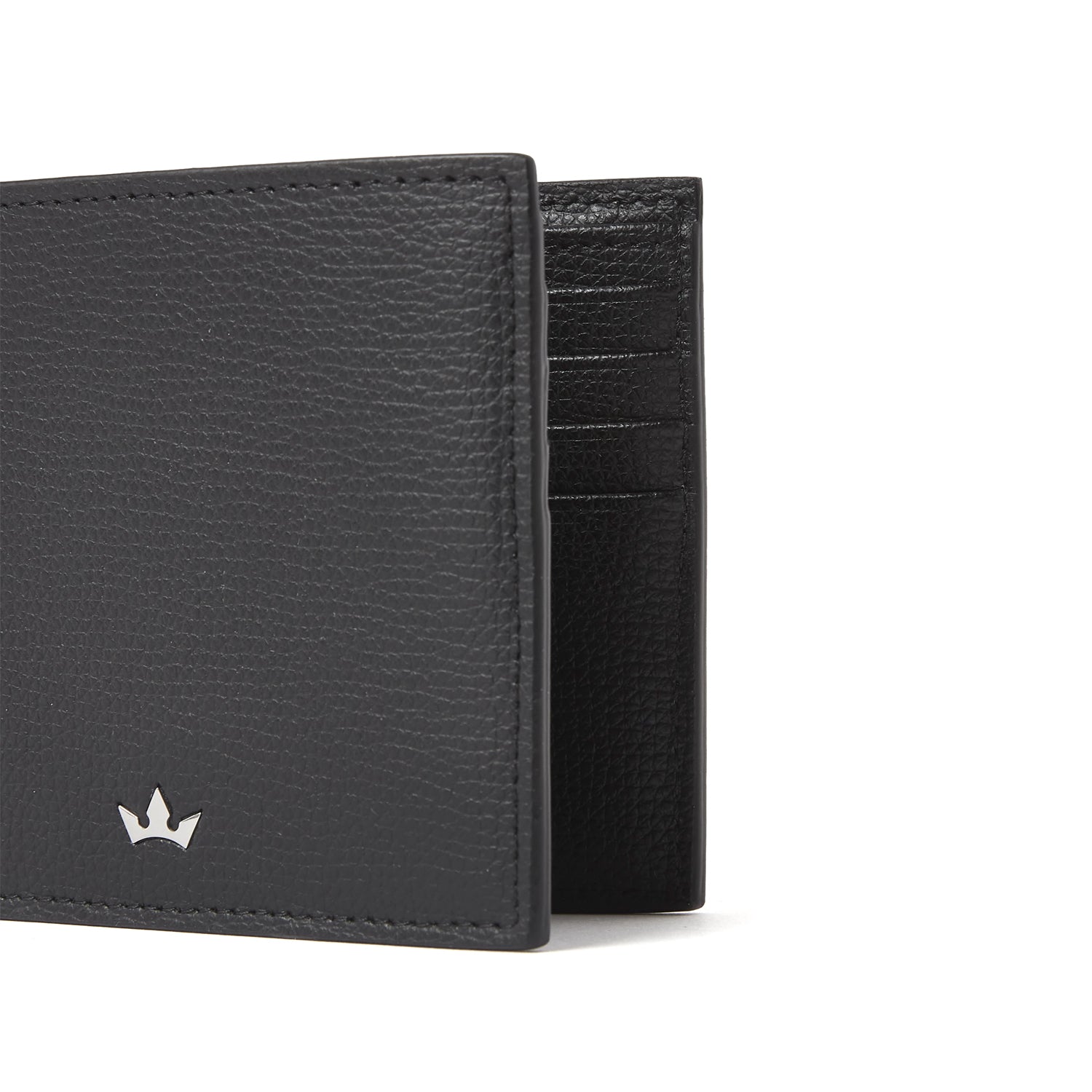 Award 8cc Bifold > Italian Leather Black