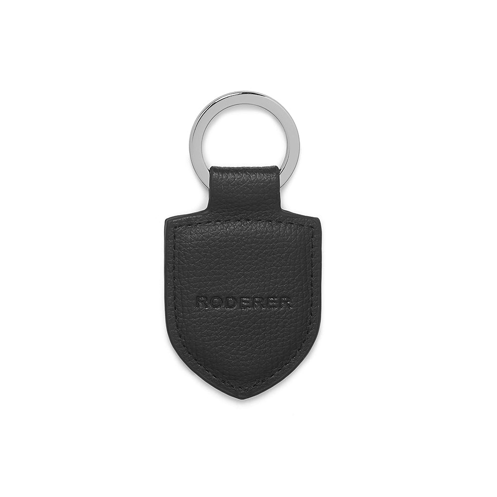 Award Blason Key Ring > Italian Leather Black