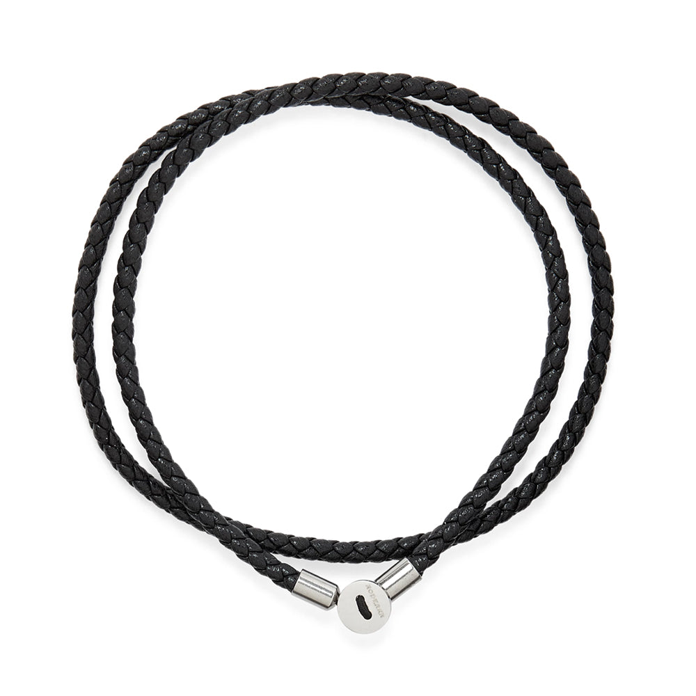 Mario Double Tour Bracelet > Black