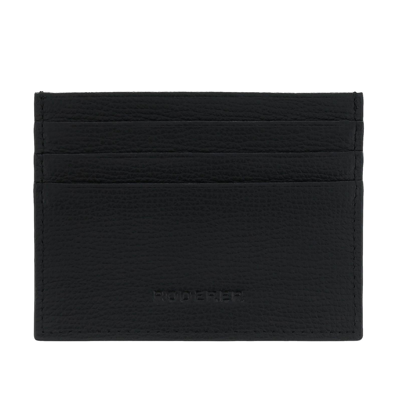 Award 6cc Card Holder > Italian Leather Black