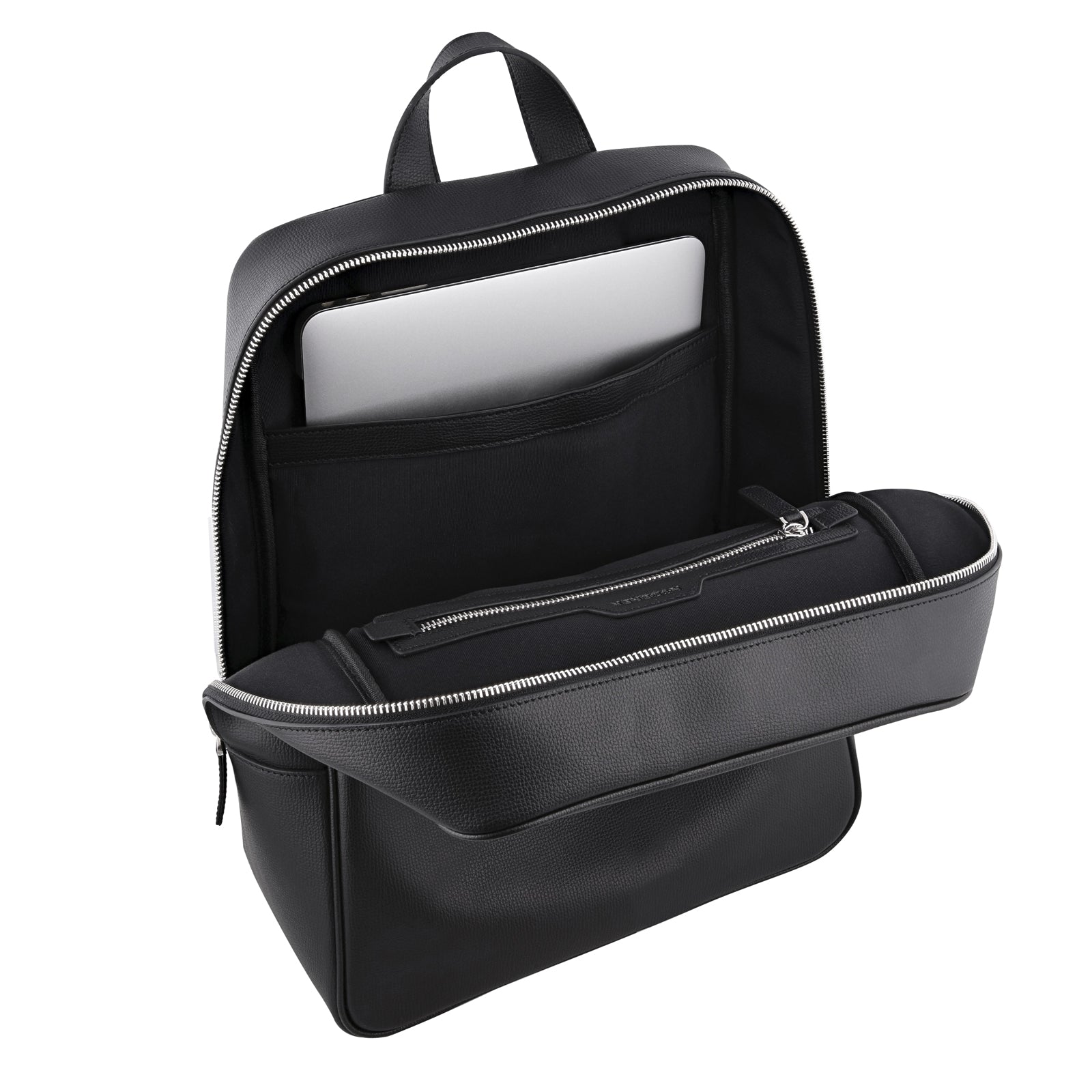 Award Backpack > Italian Leather Black