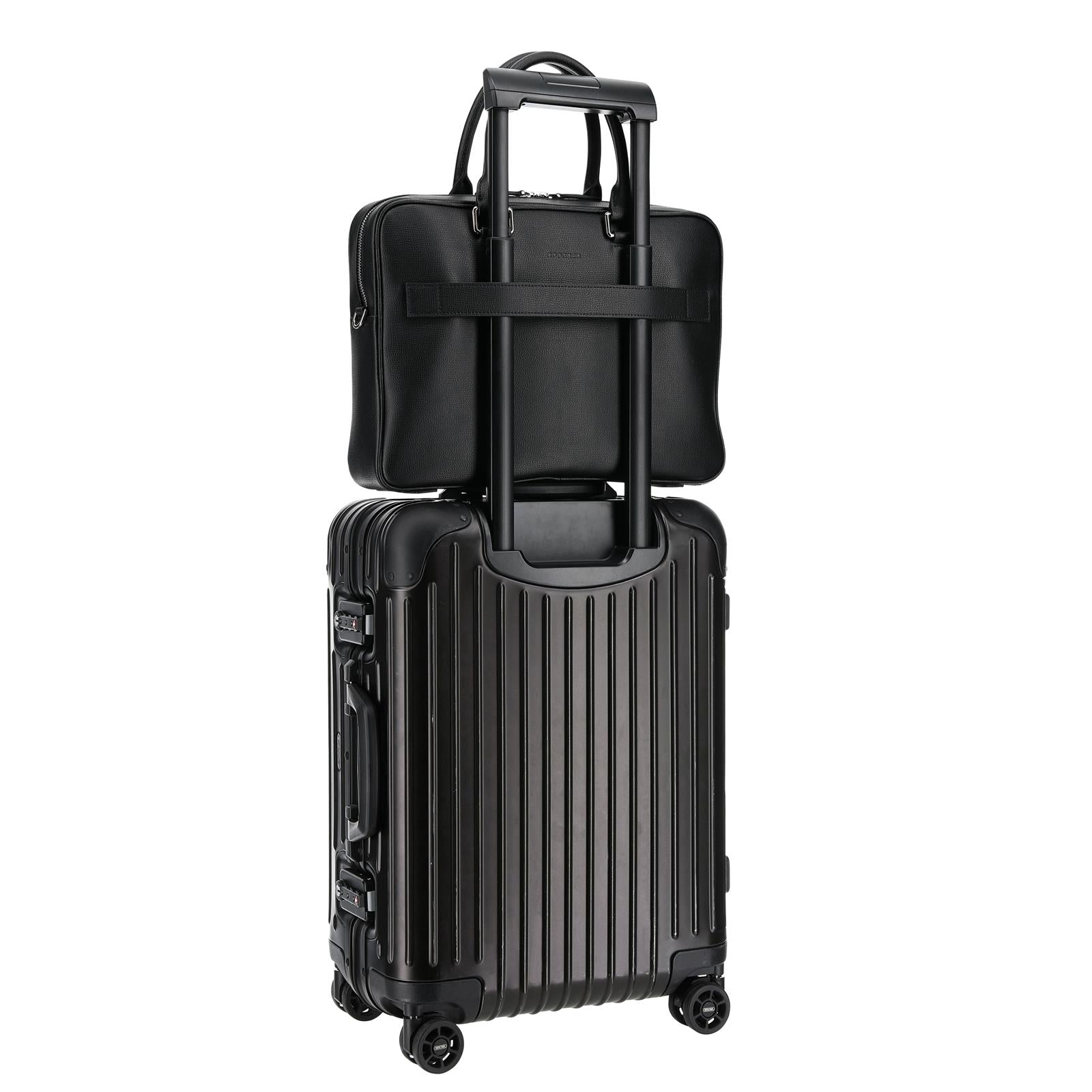 Award Briefcase > Italian Leather Black