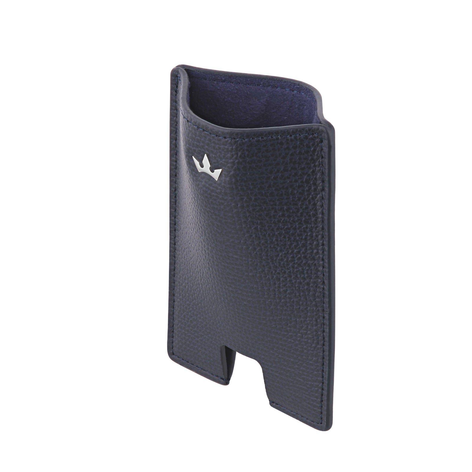 Award Mini Card Holder > Italian Leather Navy Blue