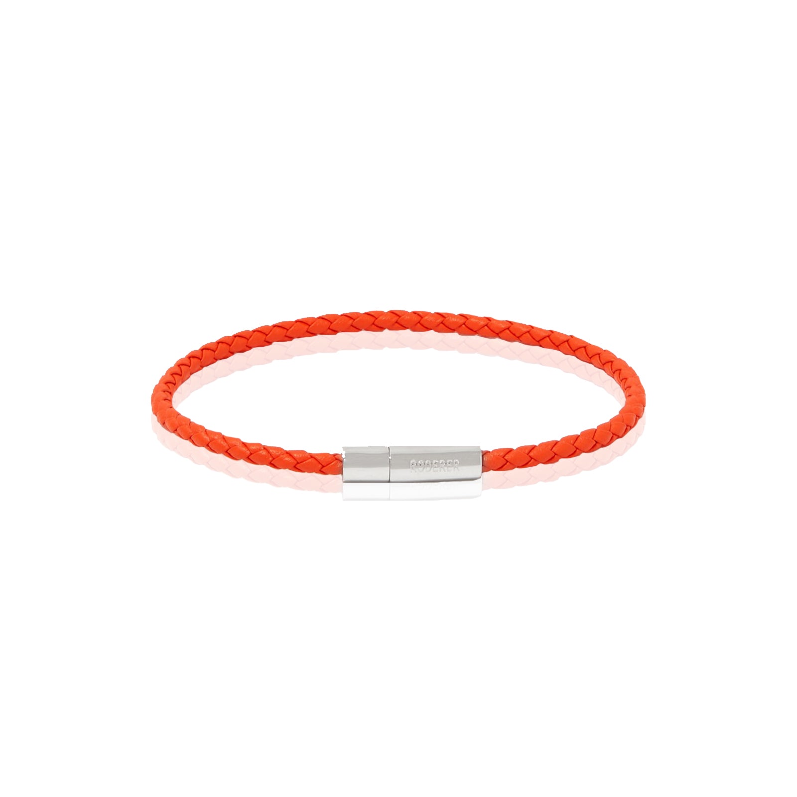 Gianni Bracelet > Sterling Silver Clasp Orange
