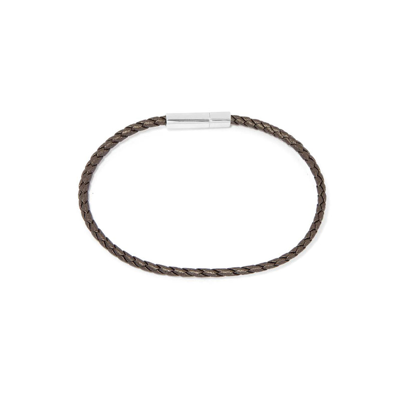 GIANNI BRACELET > STERLING SILVER CLASP SILVER