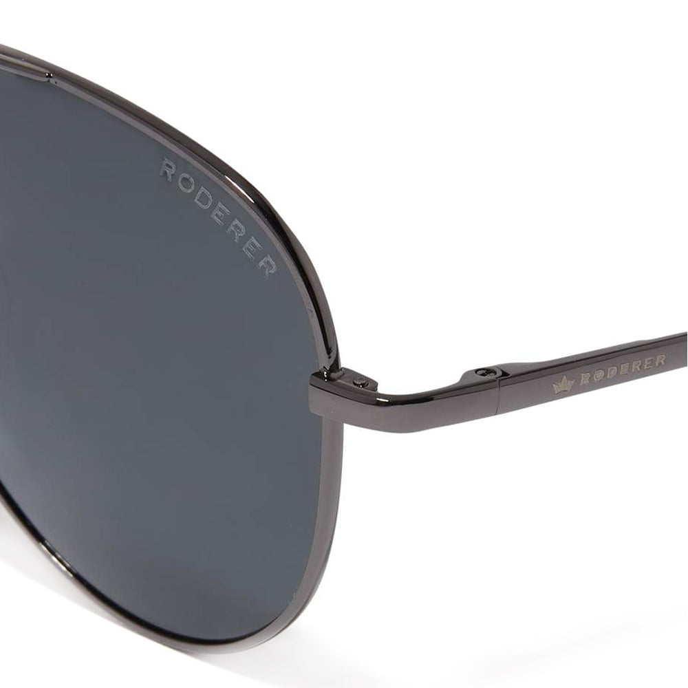 James Aviator Polarized Sunglasses > Gunmetal / Black