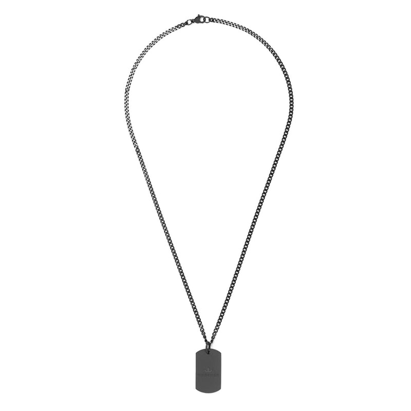 LORENZO NECKLACE > STAINLESS STEEL BLACK