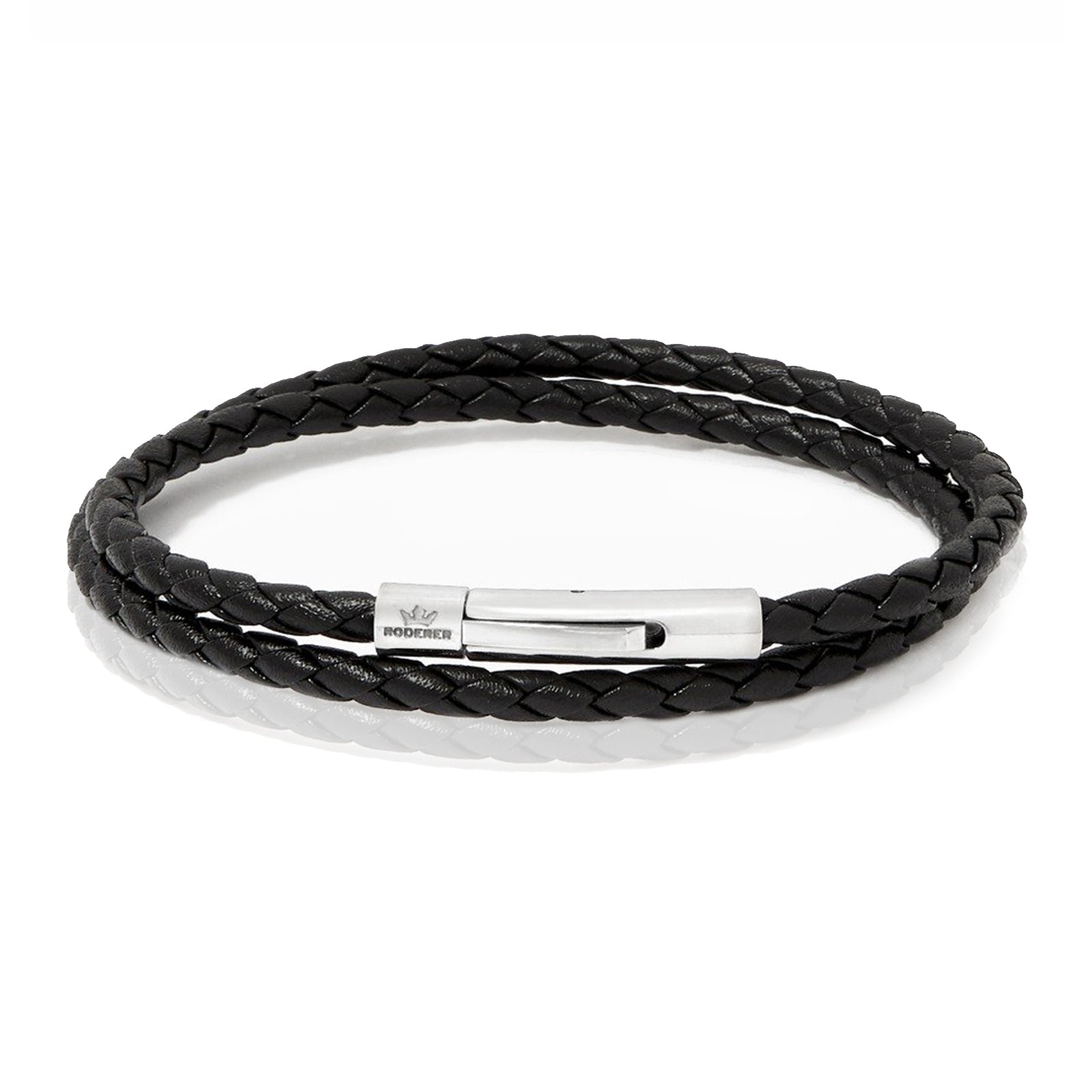 Matteo Double Tour Bracelet > Black