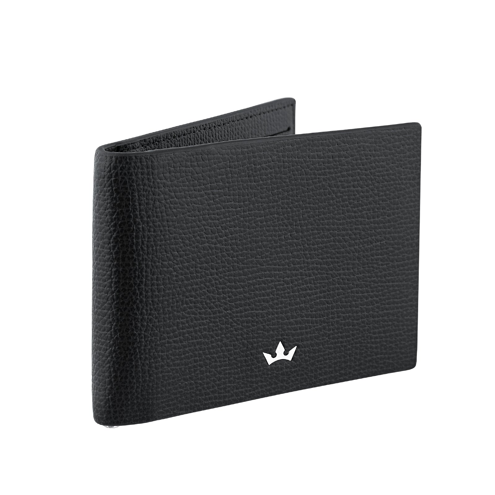 Trophy 6cc Money Clip Bifold > Italian Leather Black