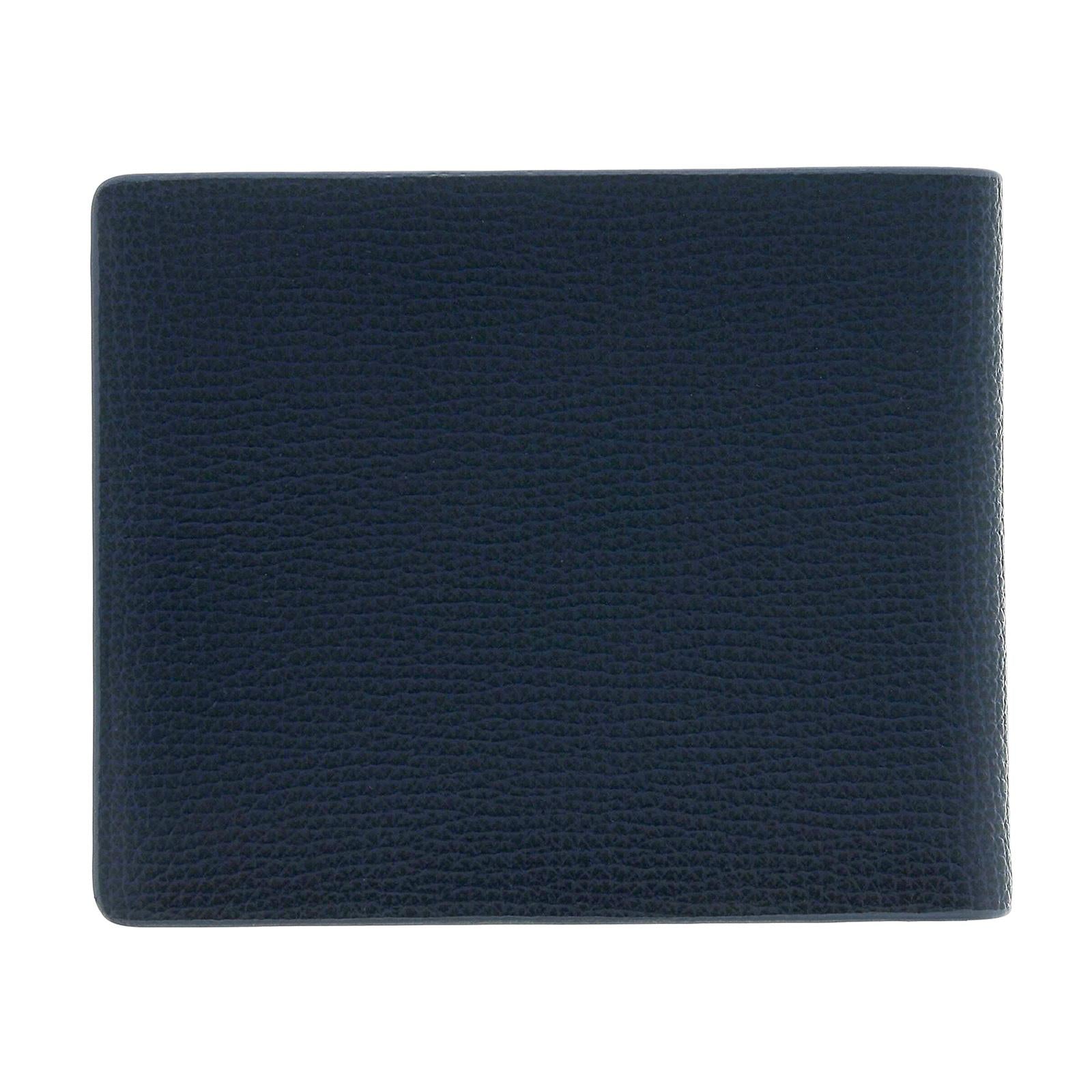 Trophy 8cc Bifold > Italian Leather Navy Blue
