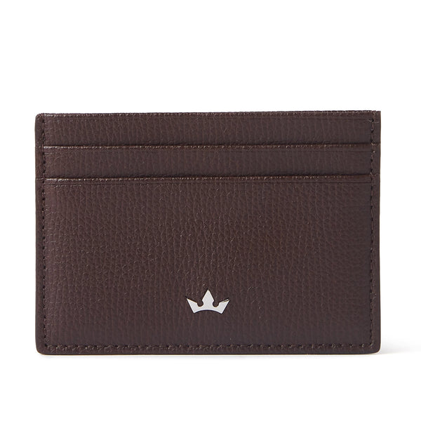 Award 4cc Card Holder > Italian Leather Brown