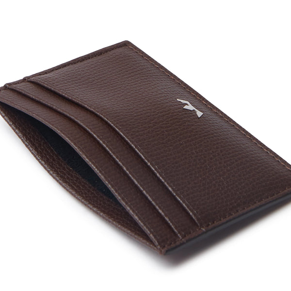 Award 4cc Card Holder > Italian Leather Brown