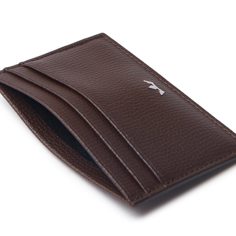 Award 4cc Card Holder > Italian Leather Brown