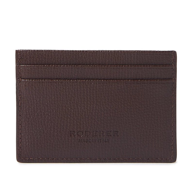 AWARD 4CC CARD HOLDER > ITALIAN LEATHER BROWN