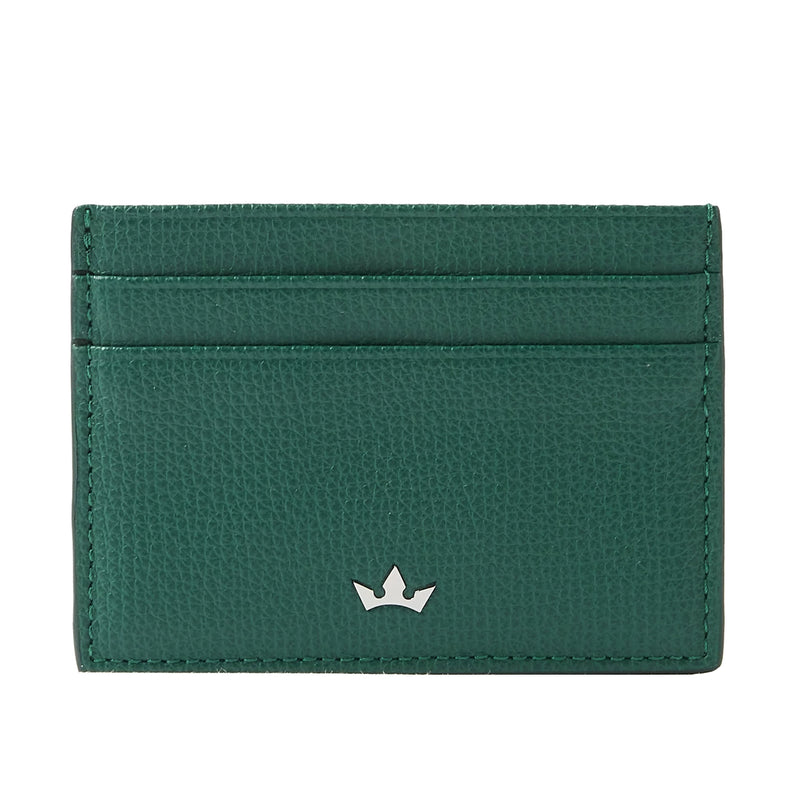 Award 4cc Card Holder > Italian Leather Green