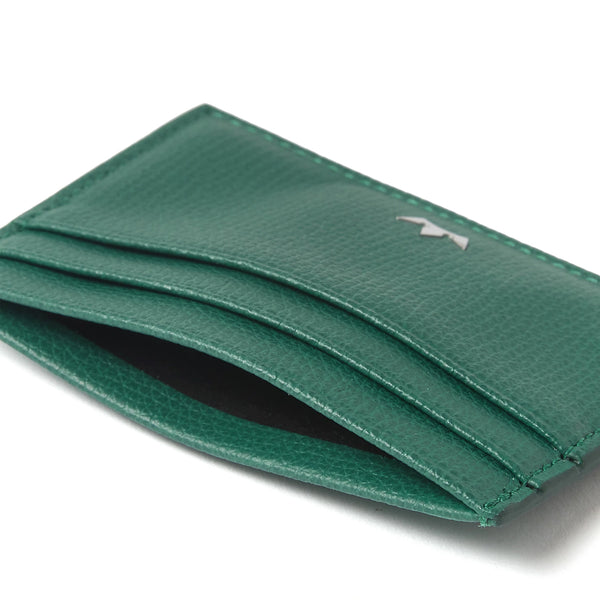 Award 4cc Card Holder > Italian Leather Green