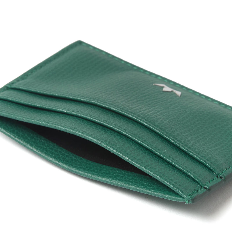 Award 4cc Card Holder > Italian Leather Green