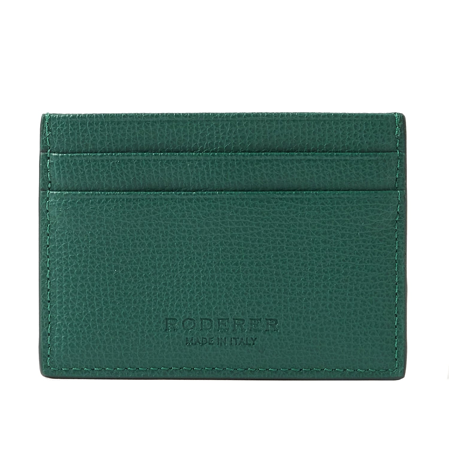 Award 4cc Card Holder > Italian Leather Green