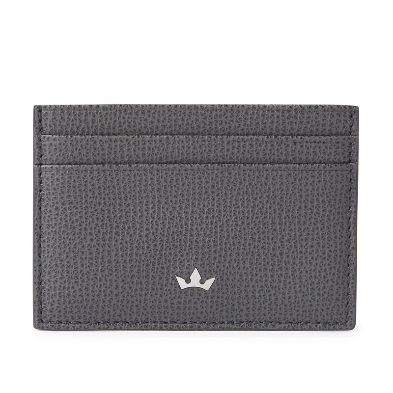 Award 4cc Card Holder > Italian Leather Grey