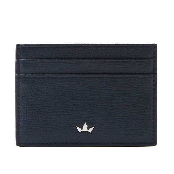 AWARD 4CC CARD HOLDER > ITALIAN LEATHER NAVY BLUE