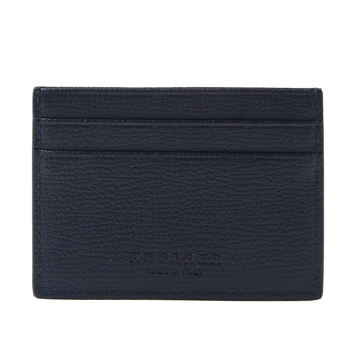 Award 4cc Card Holder > Italian Leather Navy Blue