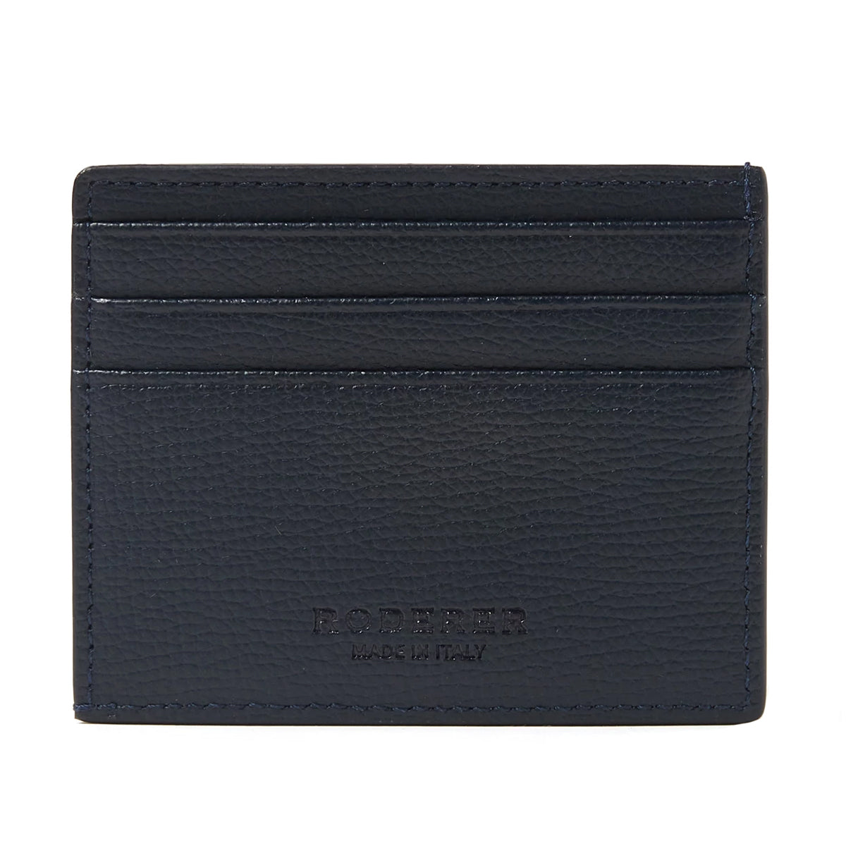 Award 6cc Card Holder > Italian Leather Navy Blue