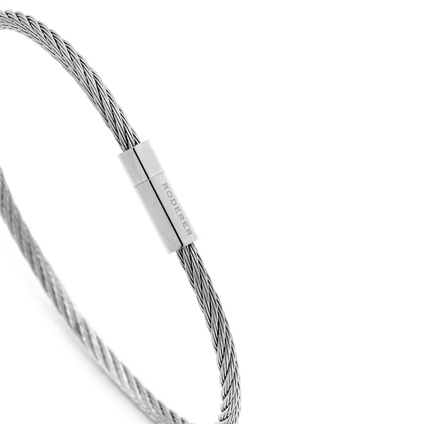 GIACOMO BRACELET > STAINLESS STEEL CABLE SILVER