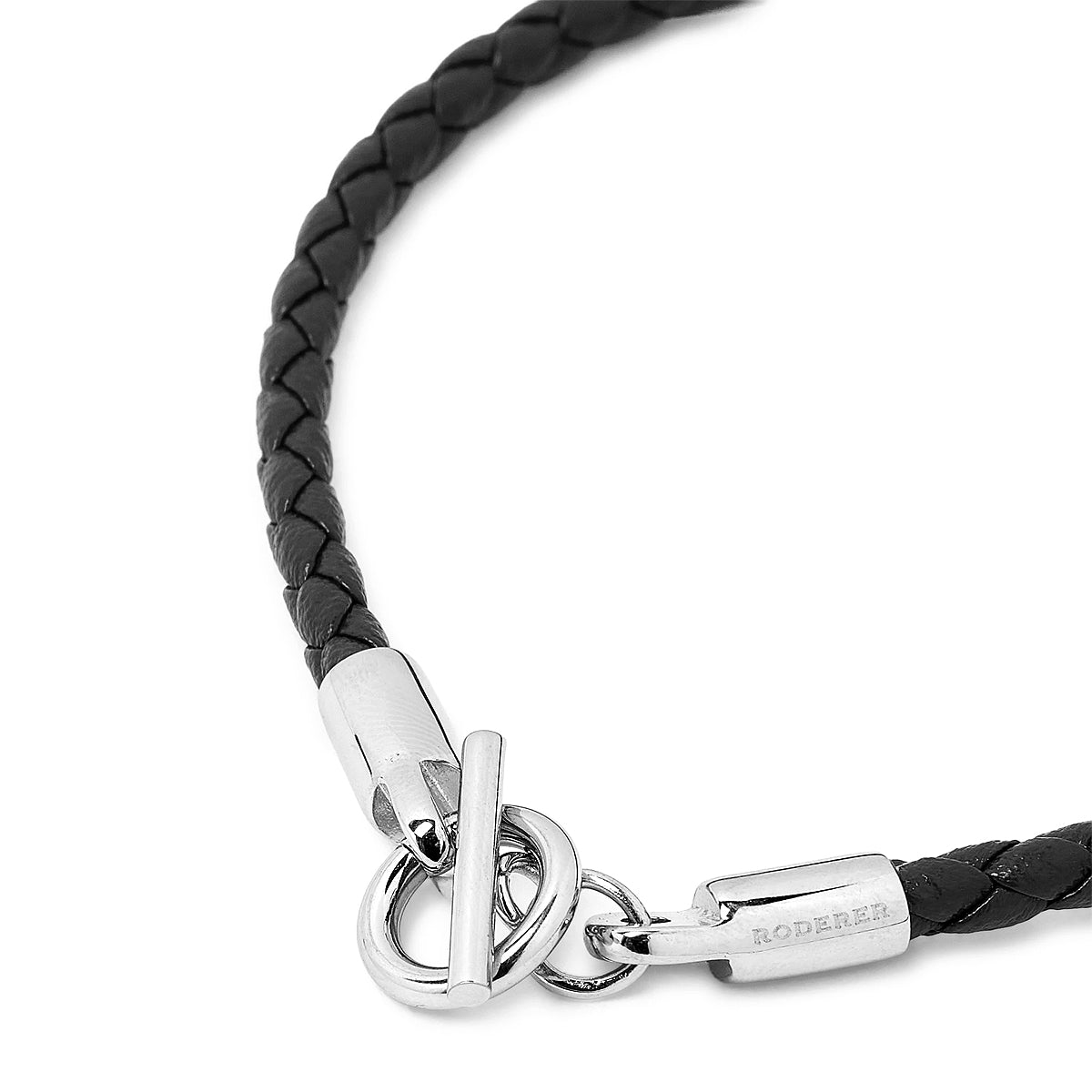 Giorgio Bracelet • Braided Leather Black
