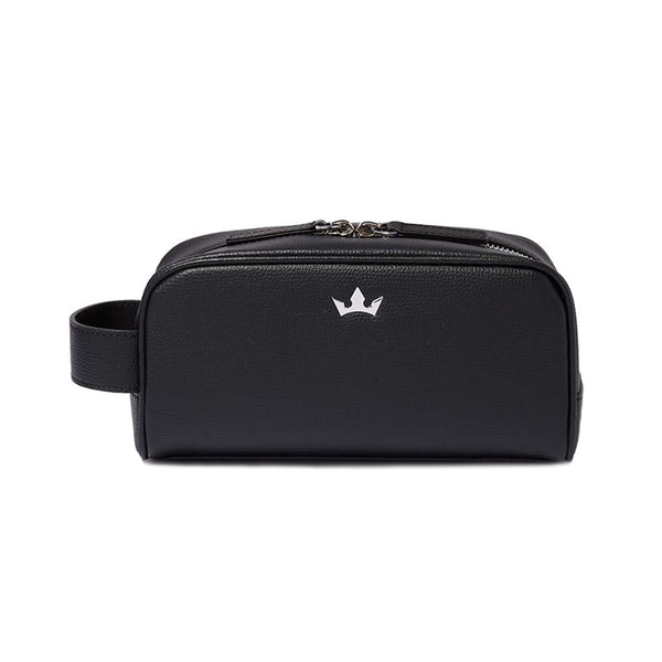 Award Mini Wash Bag > Italian Leather Black