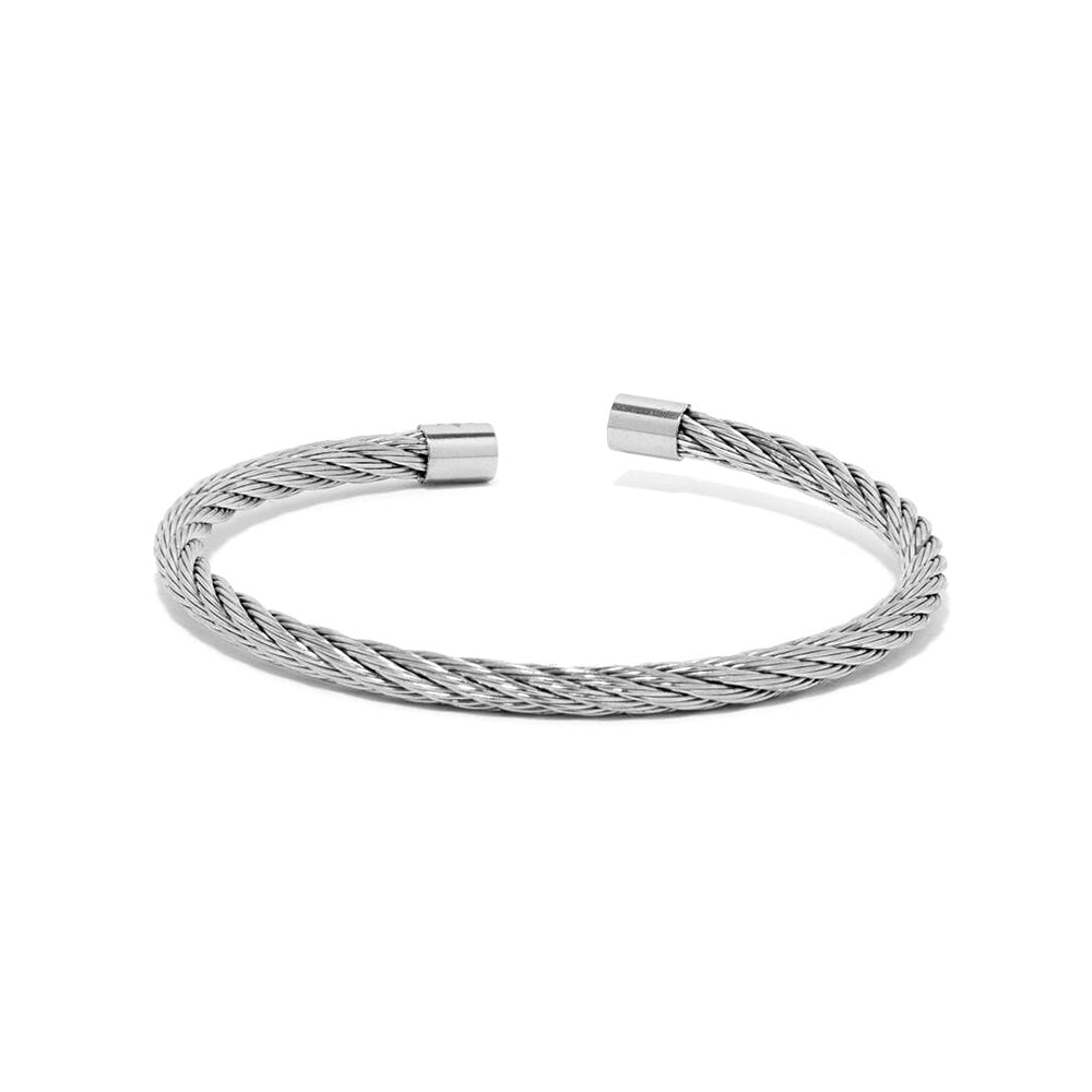Aurelio Bracelet > Stainless Steel Cable Silver