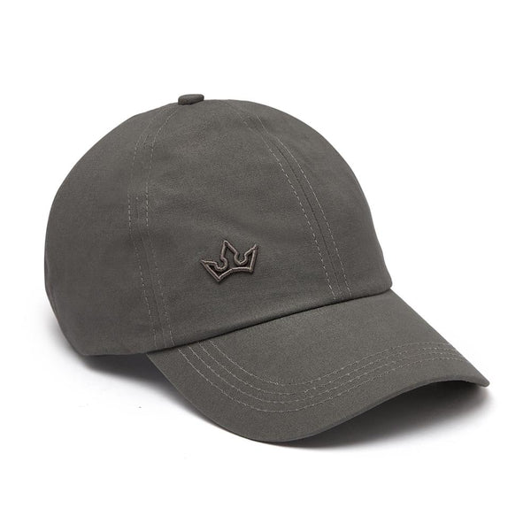 AURORA BASEBALL CAP > EMBROIDERED LOGO GREY