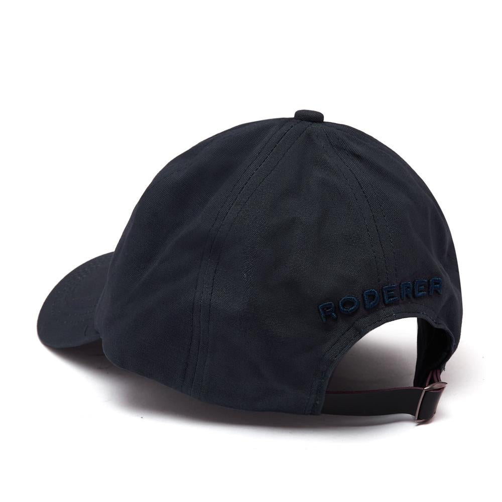 Aurora Baseball Cap > Embroidered Logo Navy Blue