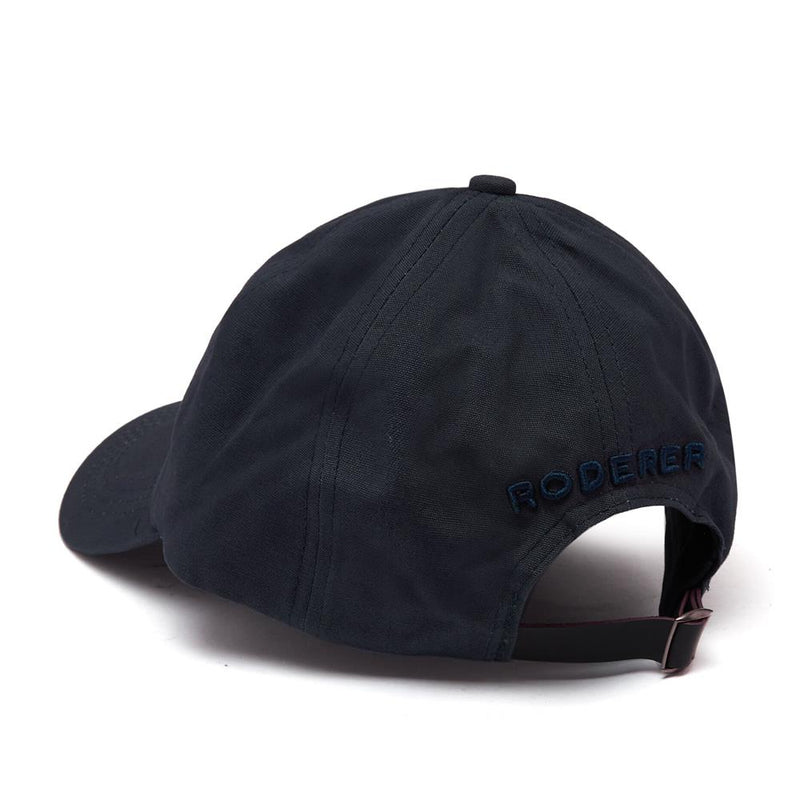 Aurora Baseball Cap > Embroidered Logo Navy Blue