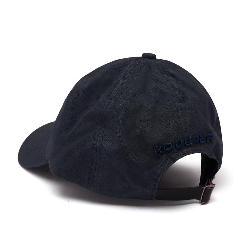 AURORA BASEBALL CAP > EMBROIDERED LOGO NAVY BLUE