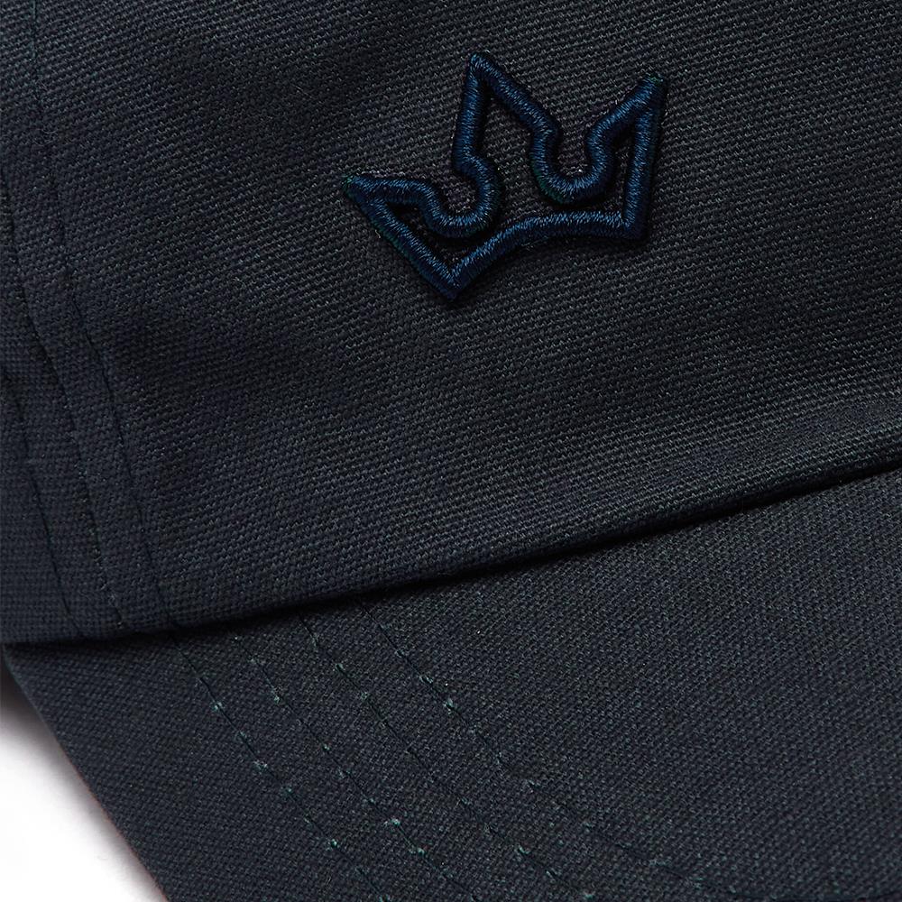 Aurora Baseball Cap > Embroidered Logo Navy Blue