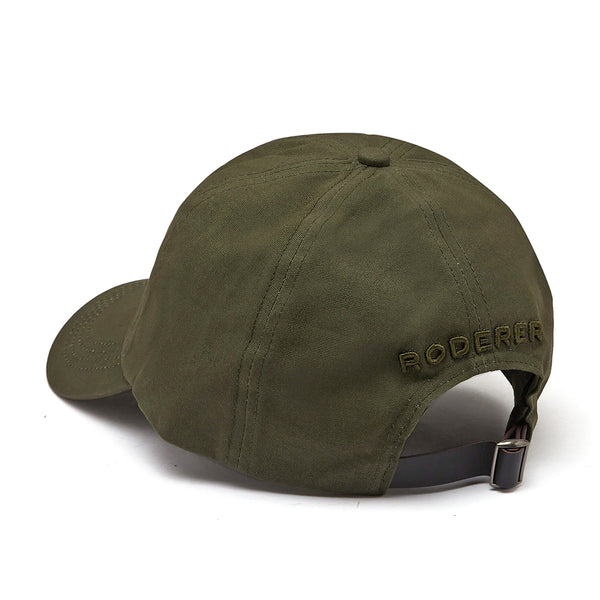 AURORA BASEBALL CAP > EMBROIDERED LOGO MILITARY GREEN