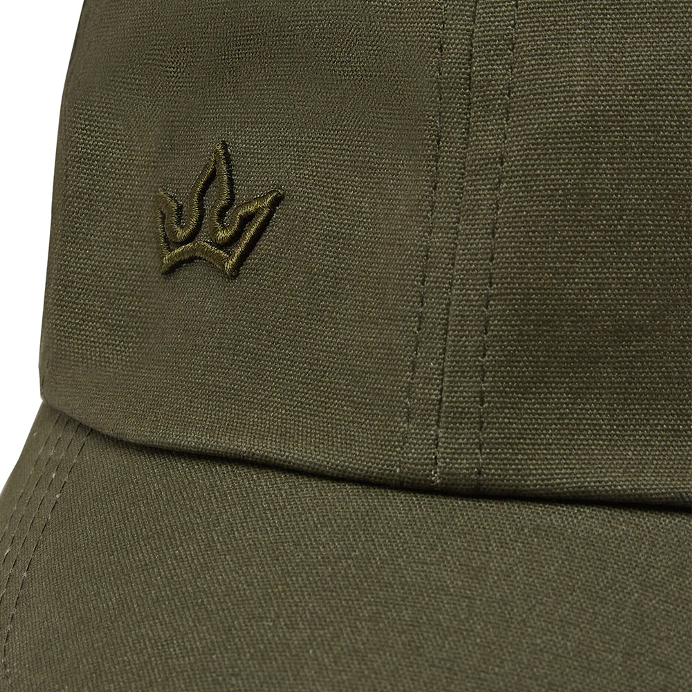 Aurora Baseball Cap > Embroidered Logo Military Green