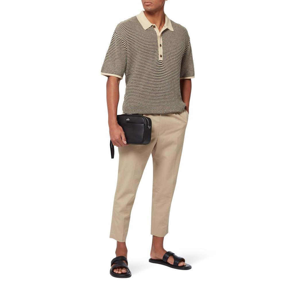 Award 5-in-1 Messenger Bag > Italian Leather Black