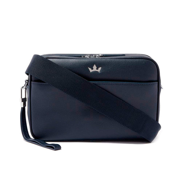 Award 5-in-1 Messenger Bag > Italian Leather Navy Blue