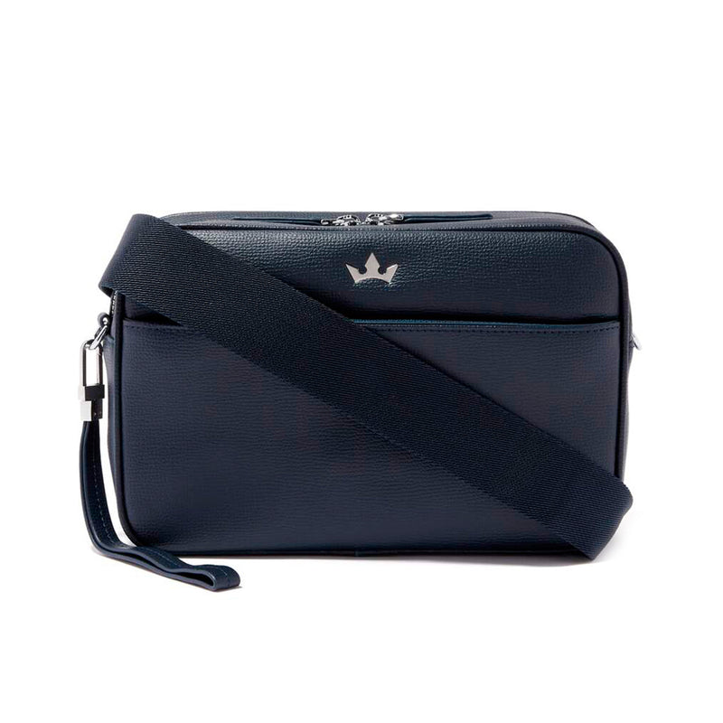 Award 5-in-1 Messenger Bag > Italian Leather Navy Blue