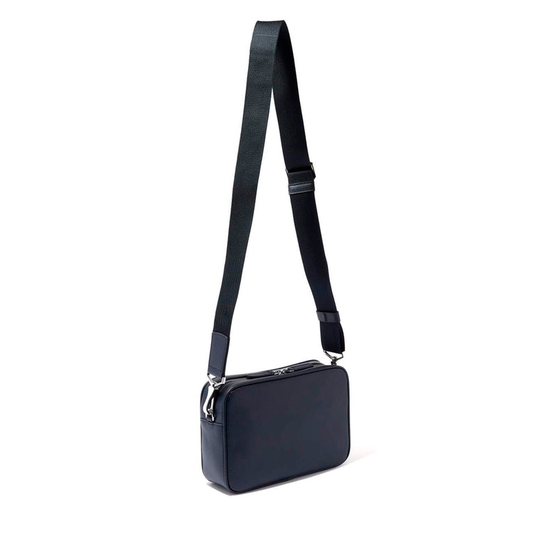 AWARD 5-IN-1 MESSENGER BAG > ITALIAN LEATHER NAVY BLUE