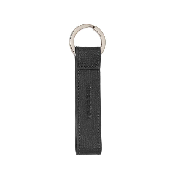 Award Loop Key Ring > Italian Leather Black