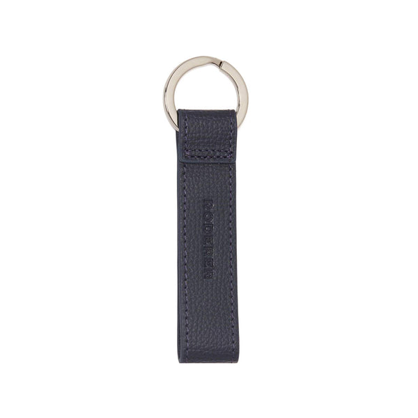 Award Loop Key Ring > Italian Leather Navy Blue