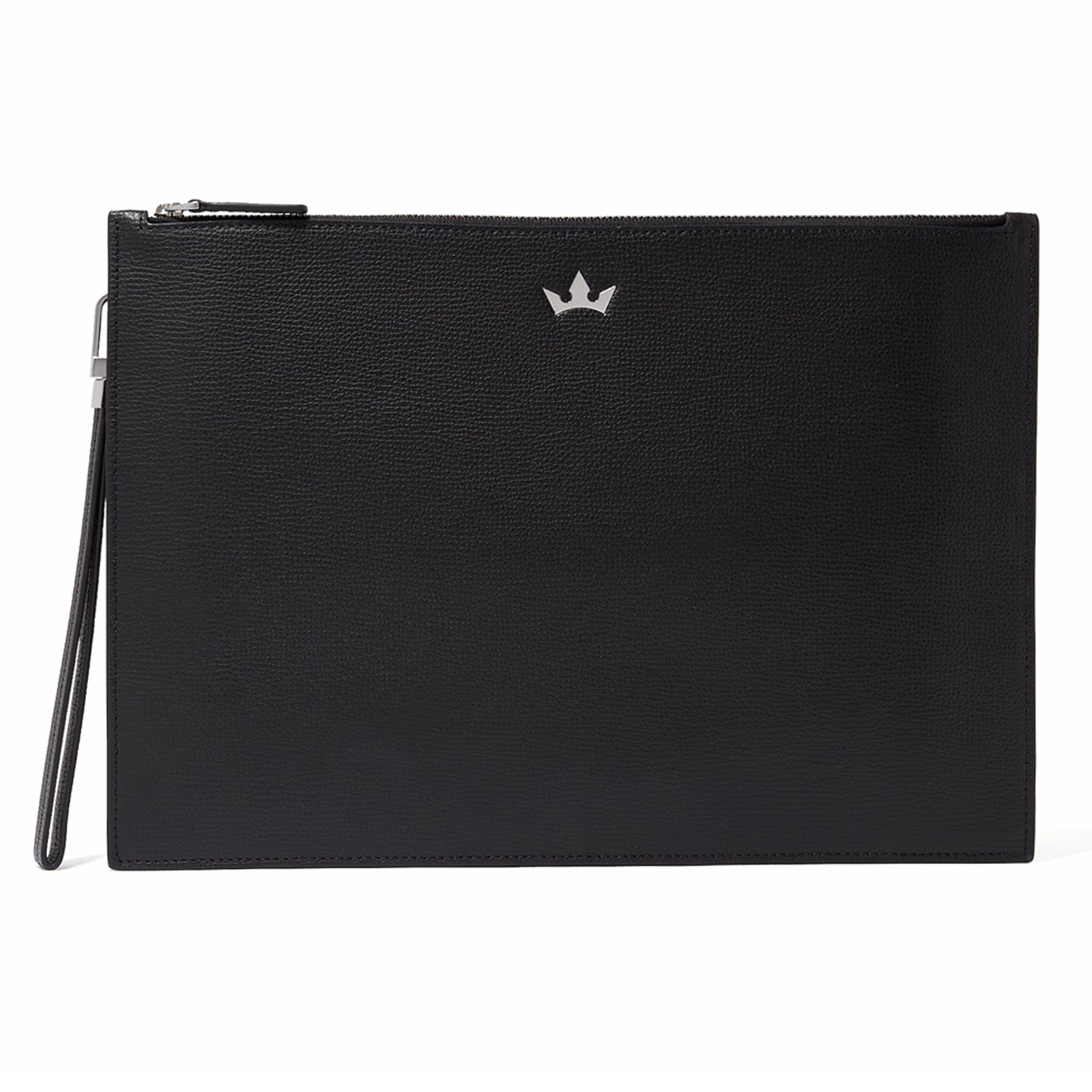Award Medium Pouch > Italian Leather Black
