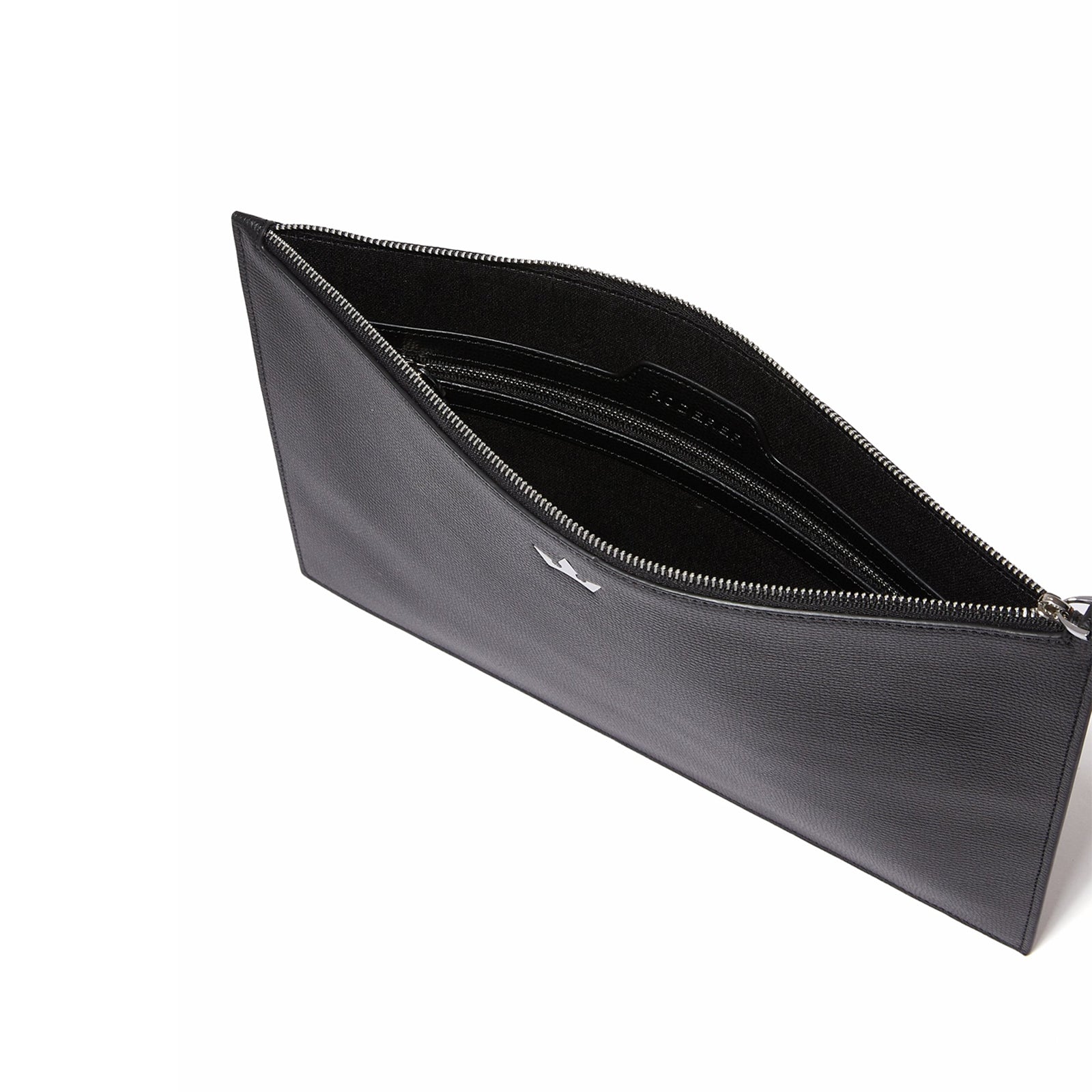 Award Medium Pouch > Italian Leather Black