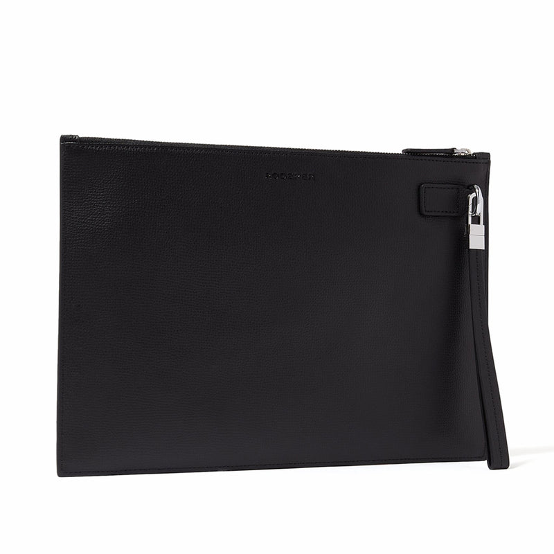 AWARD MEDIUM POUCH > ITALIAN LEATHER BLACK