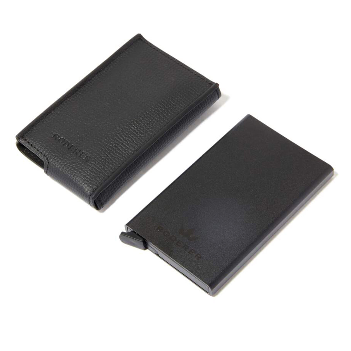 Award Secure Card Holder > Italian Leather Black