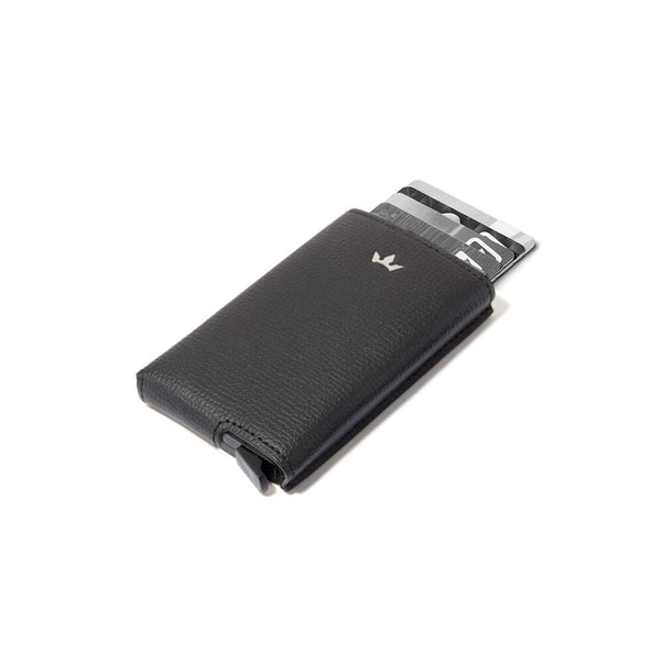 Award Secure Card Holder > Italian Leather Black
