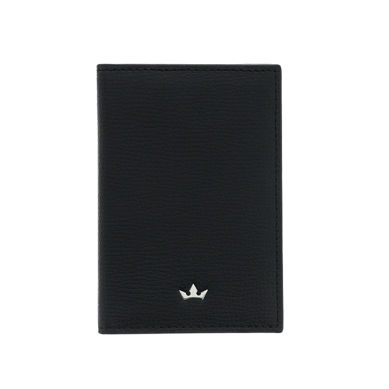 AWARD BUSINESS CARD HOLDER > ITALIAN LEATHER BLACK